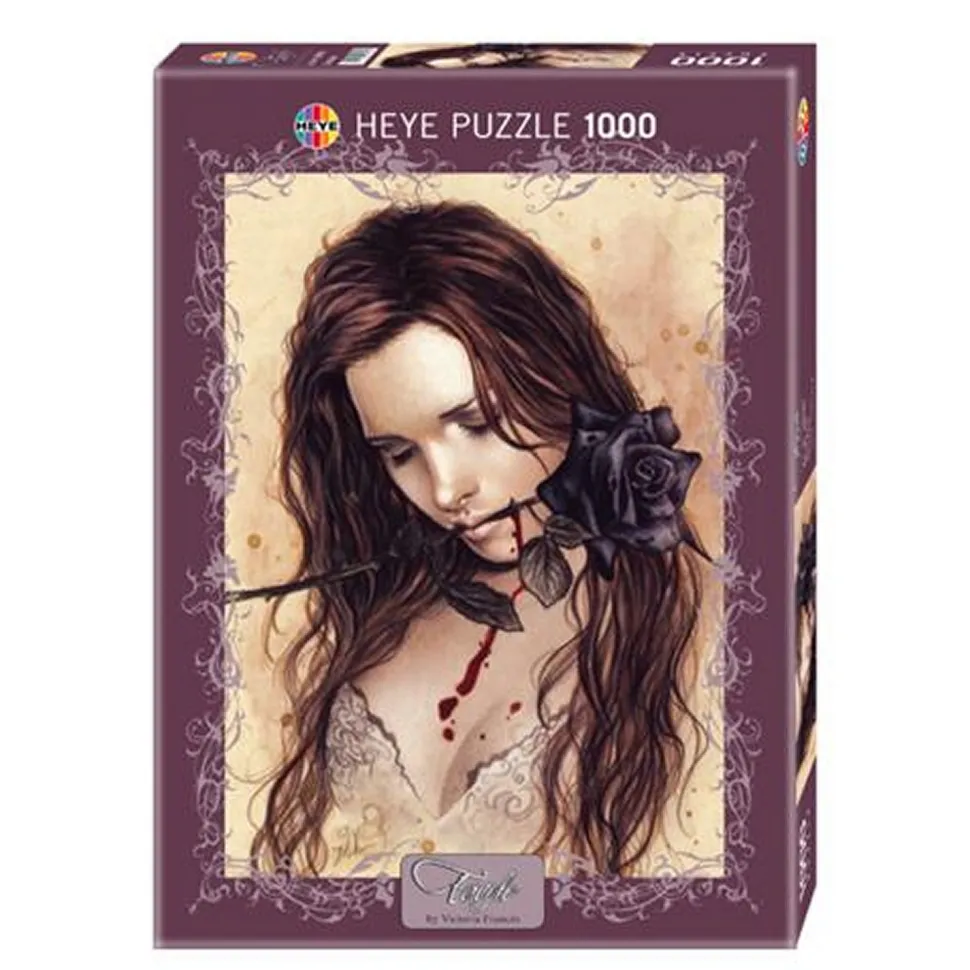 Puzzle 1000 pièces - Victoria Francès - Favole : Dark rose - Heye