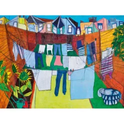 Puzzle 1000 pièces : vie quotidienne dans la cour - Heye