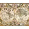 Puzzle 3000 pièces - Vieille carte du monde - Clementoni