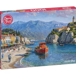 Puzzle 1000 pièces : Village balnéaire - CherryPazzi