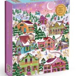 Puzzle 1000 pièces : Village des Sommets enneigés - Galison