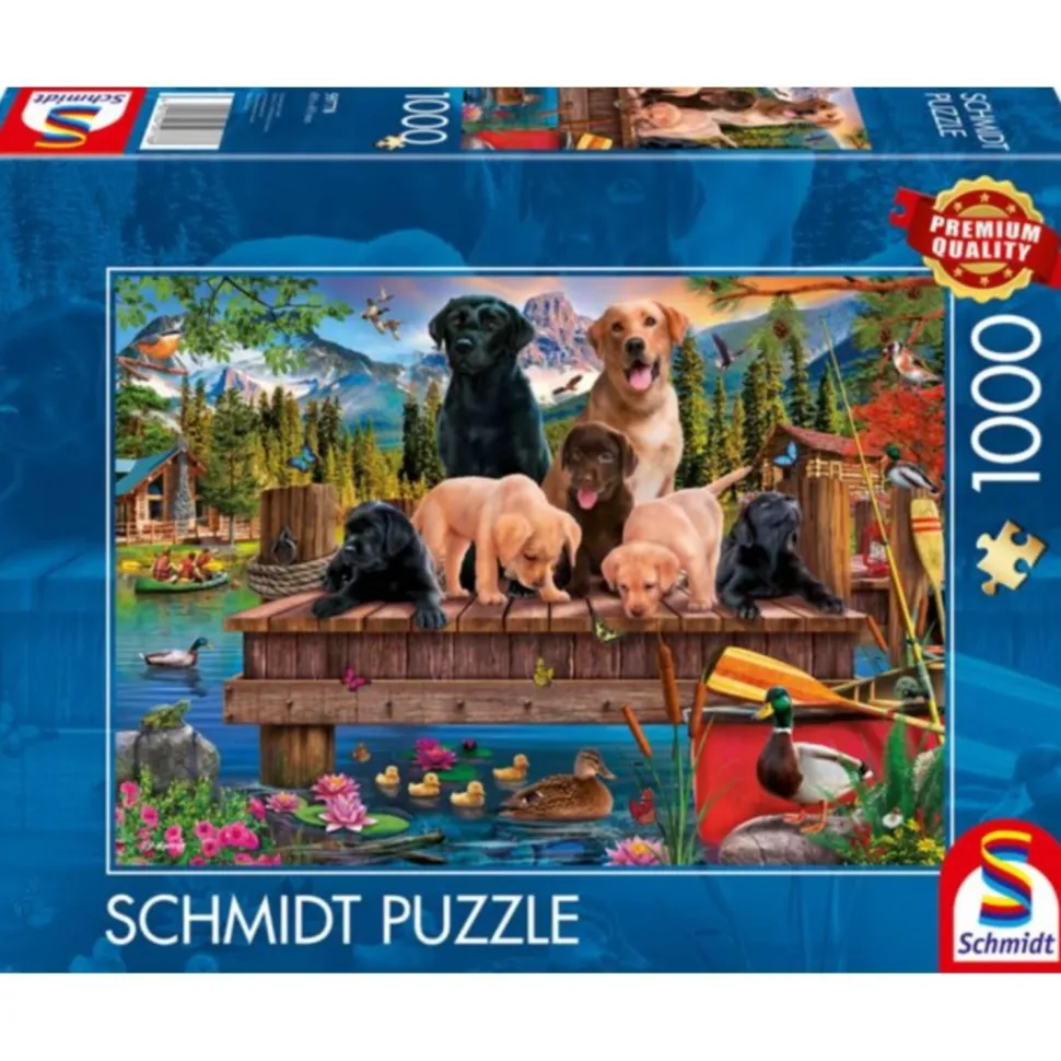 Puzzle 1000 pièces : Villégiature canine - Schmidt