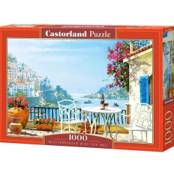 Puzzle 1000 pièces : Vin Méditerranéen pour Deux - Castorland