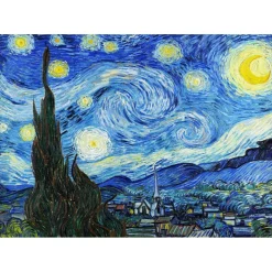 Puzzle 1000 pièces : Vincent Van Gogh : La nuit étoilée - EnjoyPuzzle