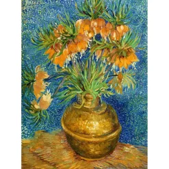 Puzzle 1000 pièces : Vincent Van Gogh : Fritillaires dans un vase en cuivre - EnjoyPuzzle