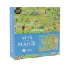 Puzzle 1000 pièces : VINS DE FRANCE - Professor Puzzle