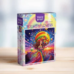 Puzzle 1023 pièces : Voler avec des fleurs - Yazz puzzle