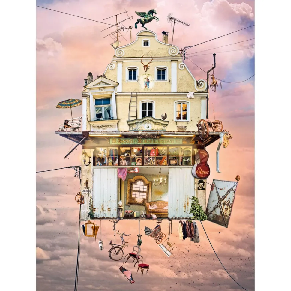 Puzzle 1000 pièces : voler haut maison au trésor - Heye