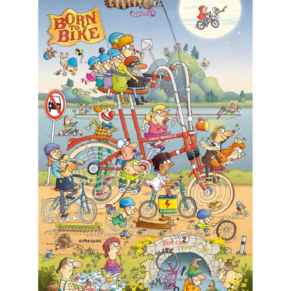 Puzzle 500 pièces : voyage avec marino degano - Heye