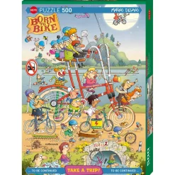 Puzzle 500 pièces : voyage avec marino degano - Heye