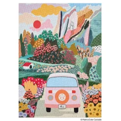 Puzzle 1000 pièces : Voyage sur la route - WerkShoppe
