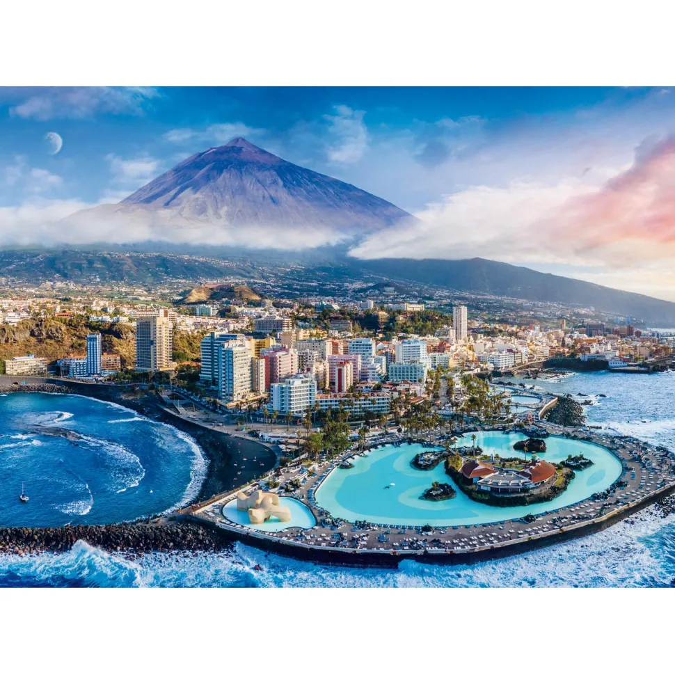 Puzzle 1000 pièces : Vue de Tenerife, Espagne - Trefl