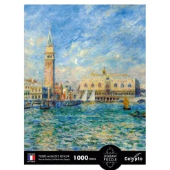Puzzle 1000 pièces : Vue de Venise (Le Palais des Doges), Pierre-Auguste Renoir - Sentosphère