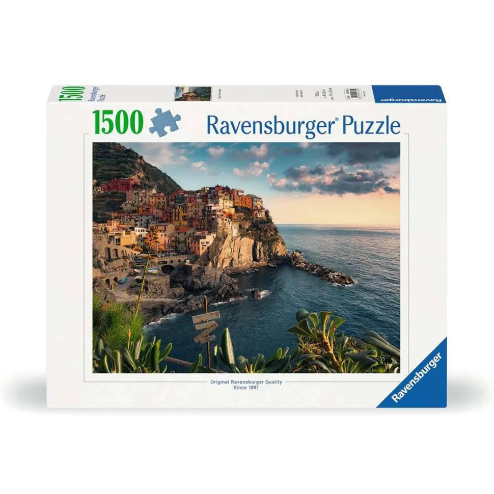 Puzzle 1500 pièces - Vue sur les Cinque Terre - Ravensburger