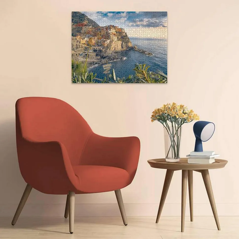 Puzzle 1500 pièces - Vue sur les Cinque Terre - Ravensburger