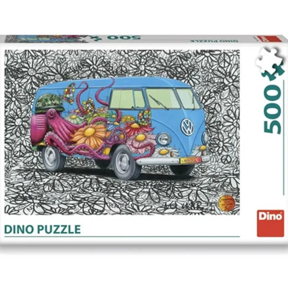 Puzzle 500 pièces : VW Hippies - Dino