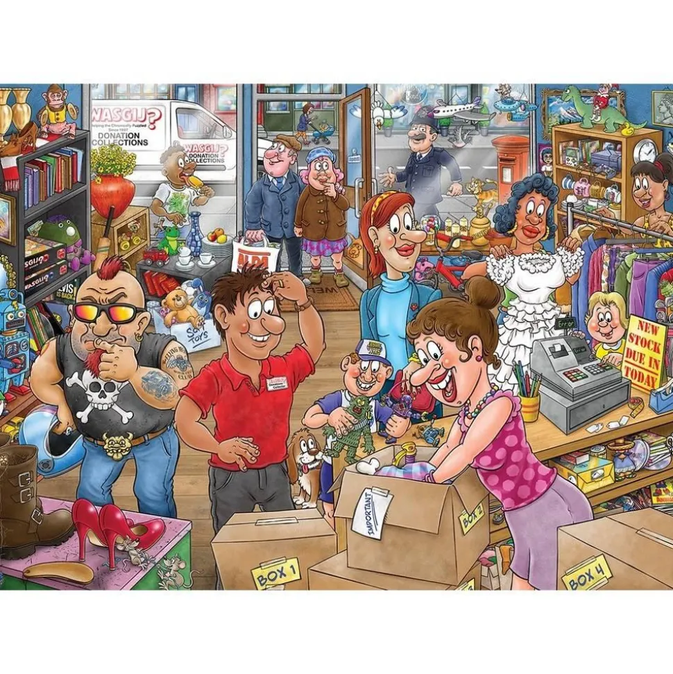 Puzzle 1000 pièces : Wasgij Mystery 29 - Débâcle des dons ! - Jumbo