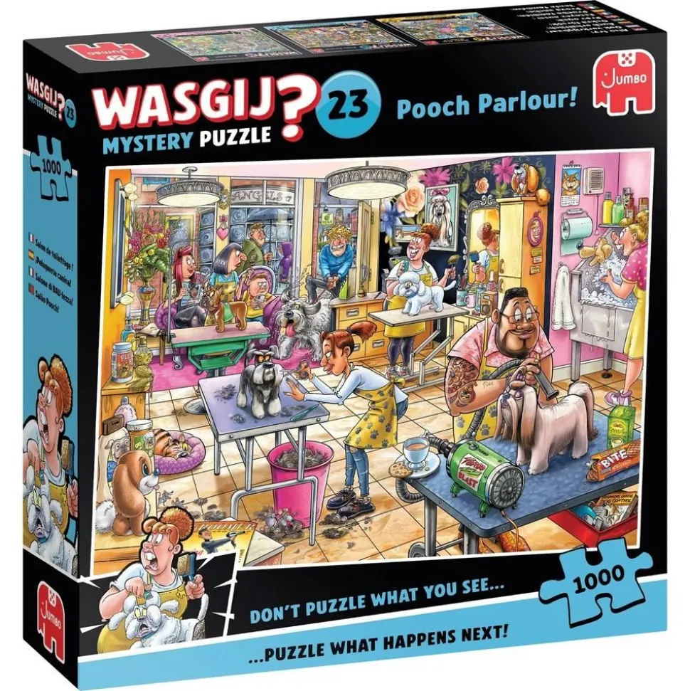 Puzzle 1000 pièces : Wasgij Mystery 23 - Salon de toilettage ! - Jumbo