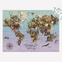 Puzzle 1500 pièces : Wendy Gold, Espèces menacées - Galison