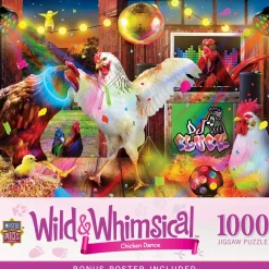 Puzzle 1000 pièces : Wild & Whimsical - Danse des poules - Master Pieces
