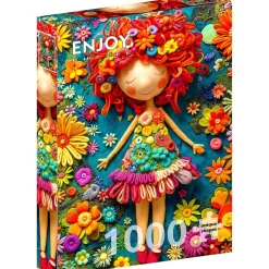 Puzzle 1000 pièces : Yarned Joy - EnjoyPuzzle