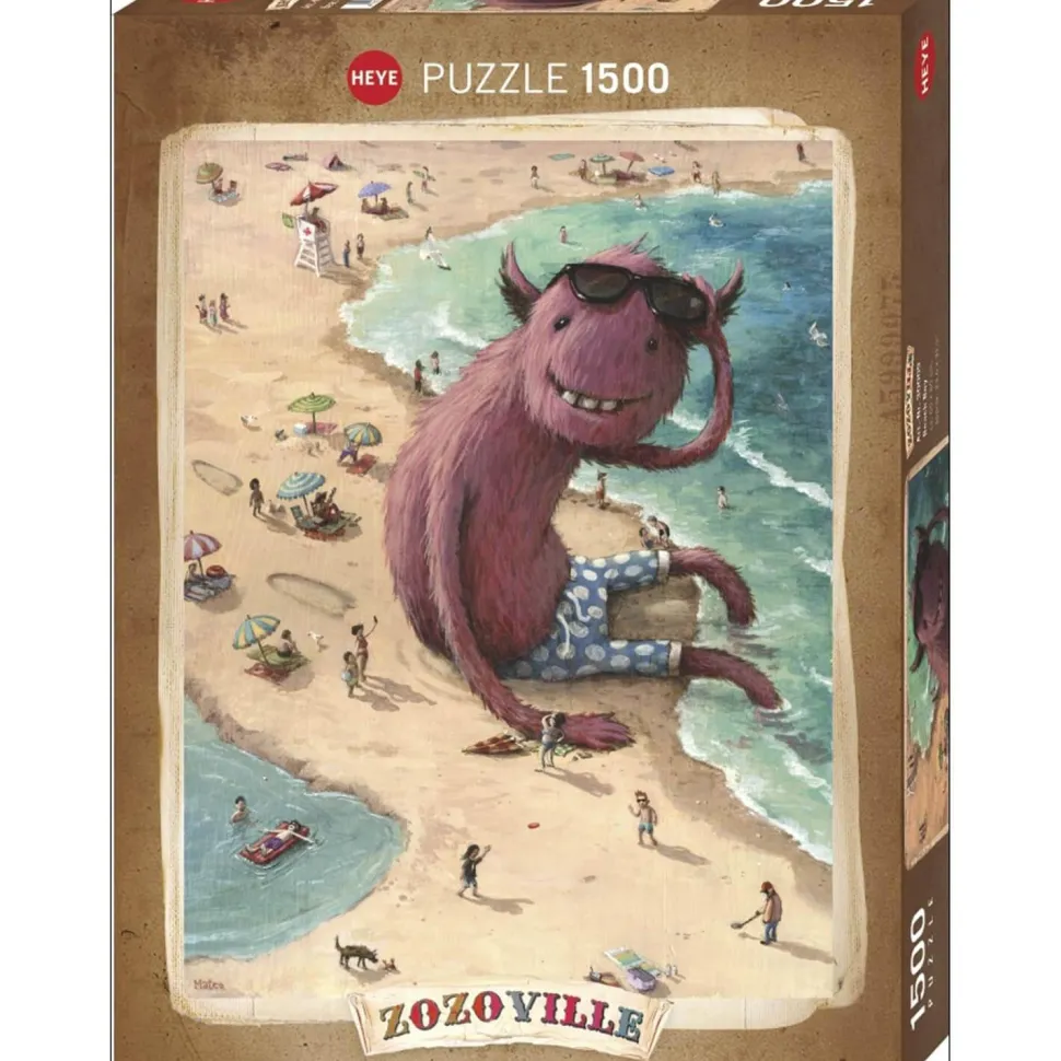 Puzzle 1500 pièces : Zozoville : garçon de plage - Heye