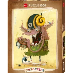 Puzzle 1000 pièces : zozoville malbouffe - Heye