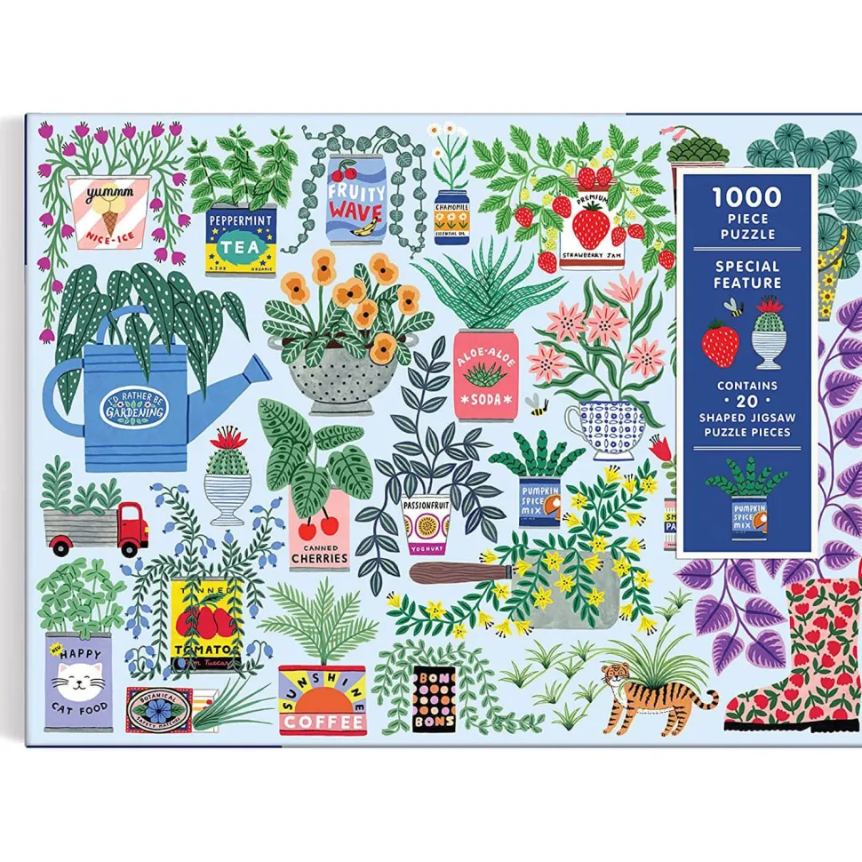 Puzzle 1000 pièces avec pieces forme : Planter Perfection - Galison