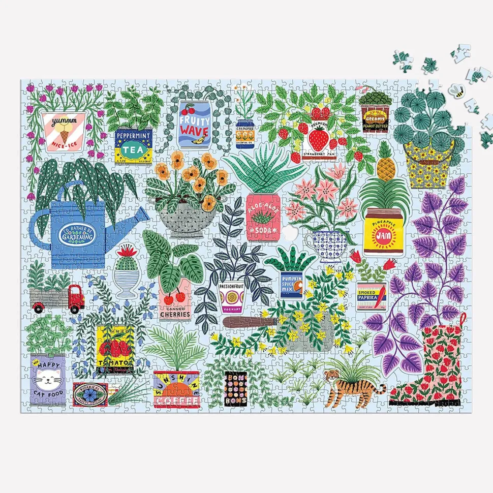 Puzzle 1000 pièces avec pieces forme : Planter Perfection - Galison