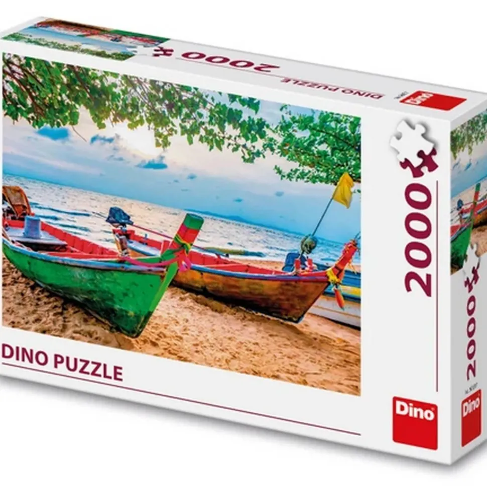 Puzzle 2000 pièces: Bateau de pêche - Dino