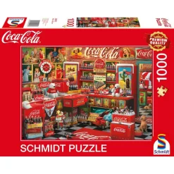 Puzzle 1000 pièces Coca Cola nostalgie - Schmidt