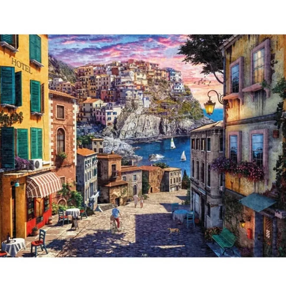 Puzzle 1000 pièces: Côte Italienne - Dino