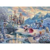 Puzzle 1000 pièces Disney : La Belle et la Bête en hiver - Schmidt