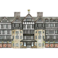 Puzzle 750 pièces double-face : Liberty London Tudor Building - Galison