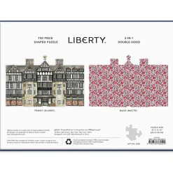 Puzzle 750 pièces double-face : Liberty London Tudor Building - Galison