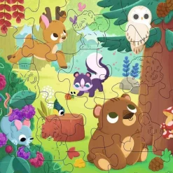 Puzzle 22 pièces en bois : Animaux de la forêt - Ravensburger