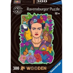 Puzzle 300 pièces en bois : Frida Kahlo - Ravensburger