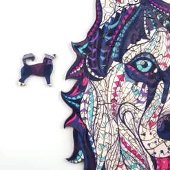 Puzzle 177 pièces en bois : Husky Sibérien - Woodbests