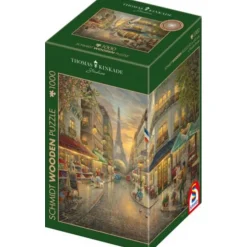 Puzzle 1000 pièces en bois : Paris pittoresque - Thomas Kinkade - Schmidt
