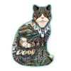 Puzzle 250 pièces/40 formes en bois : Le chat Bijoux - Wooden City