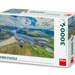 Puzzle 3000 pièces: Glacier islandais - Dino