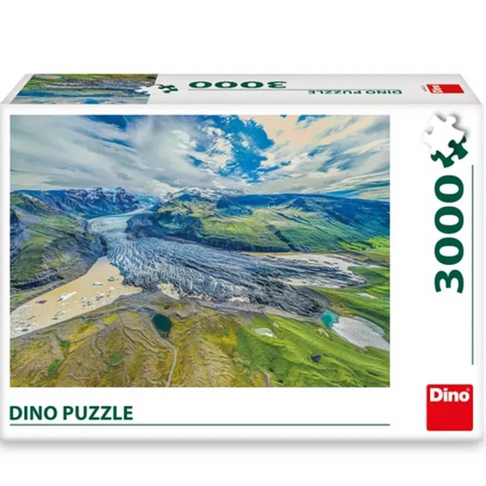 Puzzle 3000 pièces: Glacier islandais - Dino
