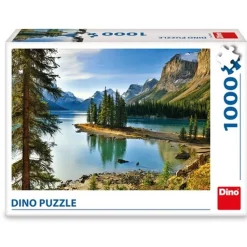 Puzzle 1000 pièces: Lac de Maligne - Dino