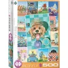 Puzzle 500 pièces Larges : La vie de chien - Eurographics