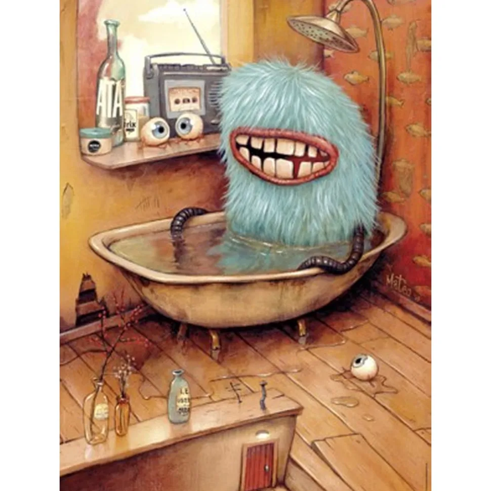 Puzzle 1000 pièces Mateo Dineen : La baignoire - Heye