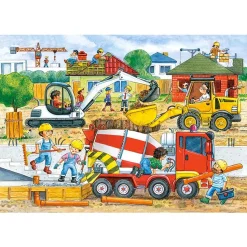 Puzzle 40 pièces maxi : Chantier de construction - Castorland
