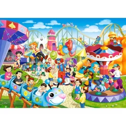 Puzzle 40 pièces maxi : Parc d'attractions - Castorland