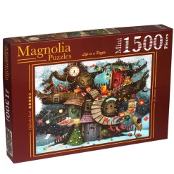 Puzzle 1500 pièces mini : Noël en Forêt - Magnolia