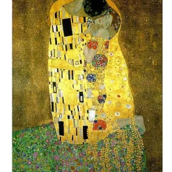 Puzzle 1000 pièces métallisé - Klimt : Le Baiser - Piatnik