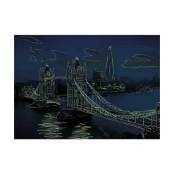 Puzzle 1000 pièces Néon : Crépuscule sur Tower Bridge - Dino